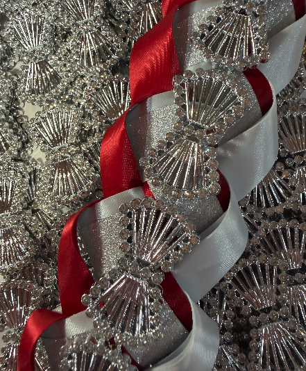 Bling - Full Open Bow Crystal Outline BTY