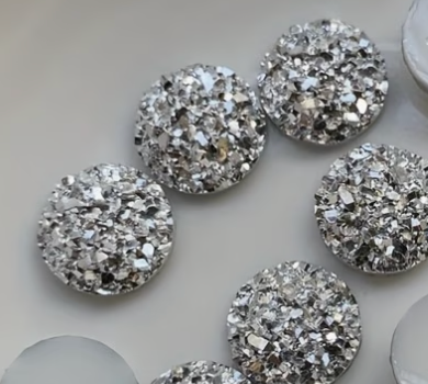 Bling - Resin Crystals 1/2" x 15pcs