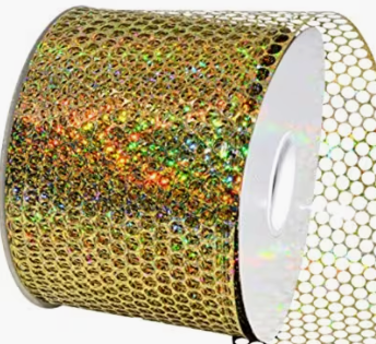 Ribbon - Honeycomb Punchinello  #40 x 50yd Click HERE to see all colors