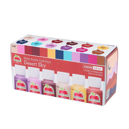 Holiday - Apple Barrel Matte Acrylic Paint Desert Sky 12 Piece Set