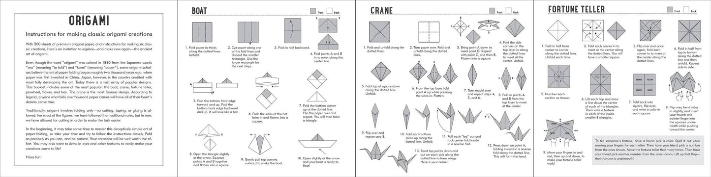 Holiday - Origami Paper Washi Patterns (500 Sheets)