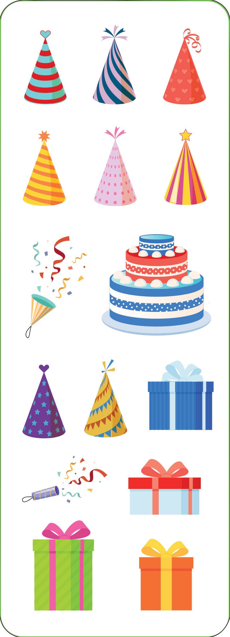 Stickers - Birthday Sticker Set